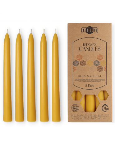 Table beeswax candles (20 cm) 1