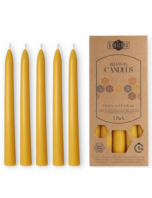 Table beeswax candles 1 1